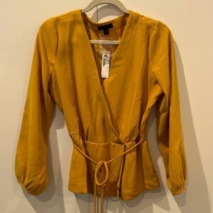NWT J.CREW Sz 10 Peplum Top